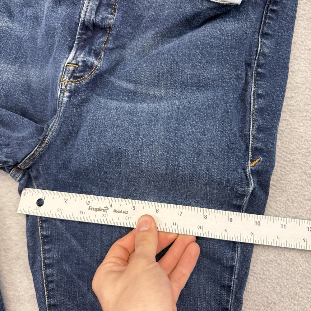 Good American Good Waist High Rise Skinny Jeans Size 18 Distressed - Picture 9 of 11
